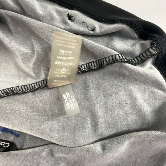 Calvin Klein Womens Black and Blue Spotted Patterned Business Casual Blouse | 1X - Picture 10 of 10